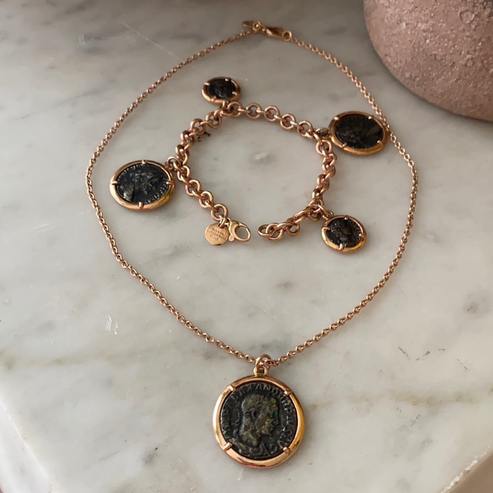 Bella Diva Coin Bracelet & Necklace
